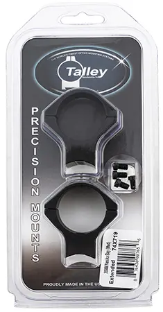 Talley 74X719 Savage Scope Mount/Ring Combo Black Anodized 30mm Medium Extended 0 MOA