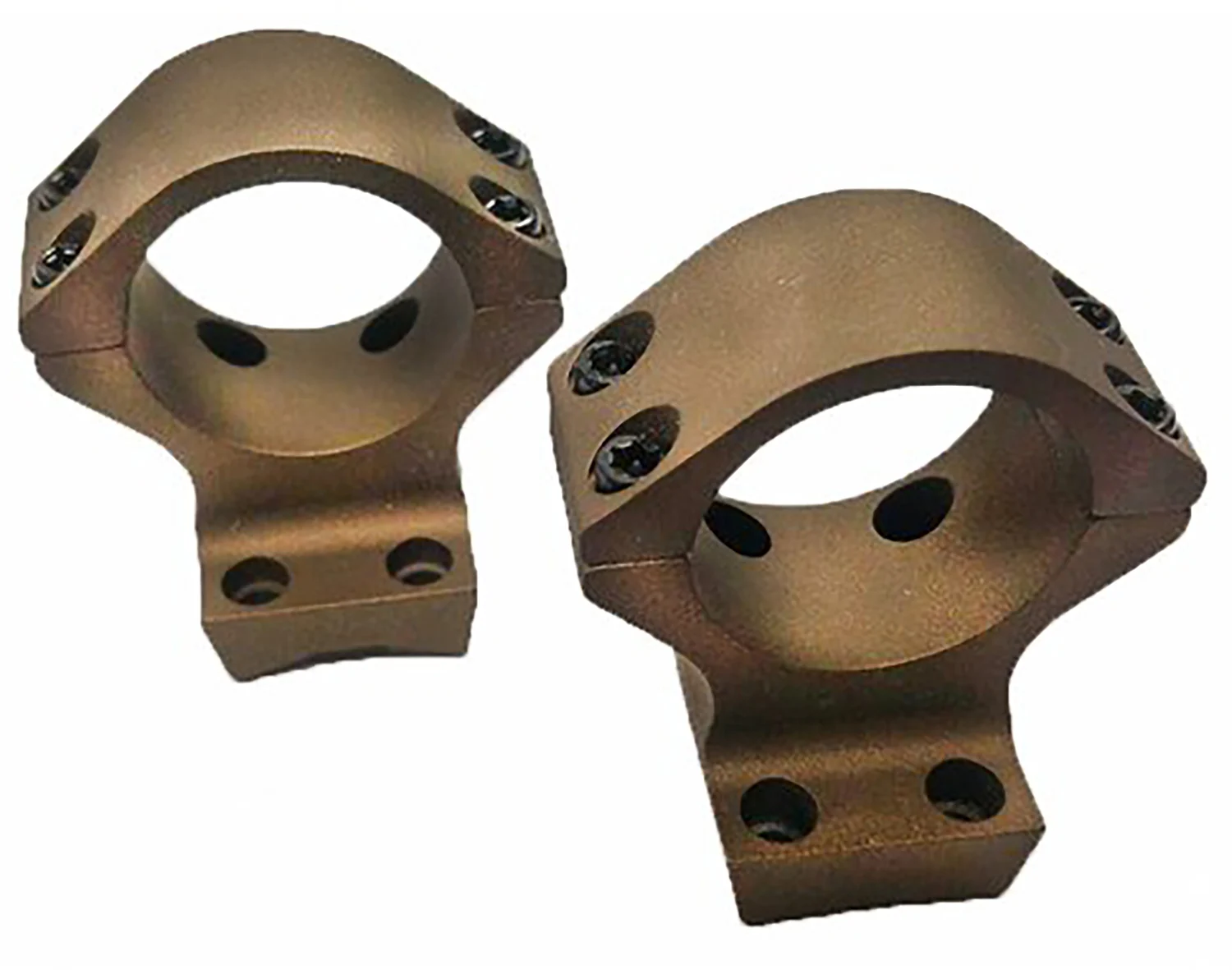Talley HC730735 Scope Mount/Ring ComboBurnt Bronze Aluminum 30mm Tube X-Bolt Low Rings Short/Long Action 0 MOA