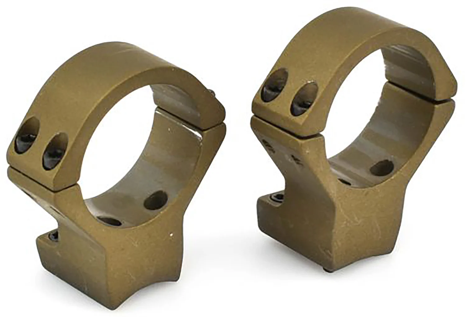 Talley HC850735 Scope Mount/Ring ComboBurnt Bronze Aluminum 34mm Tube X-Bolt High Rings 0 MOA