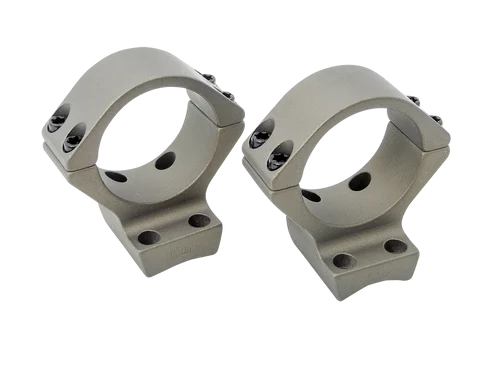 Talley Smoked Bronze Cerakote Aluminum 30mm Tube Compatible Browning X-Bolt High Rings 1 Pair