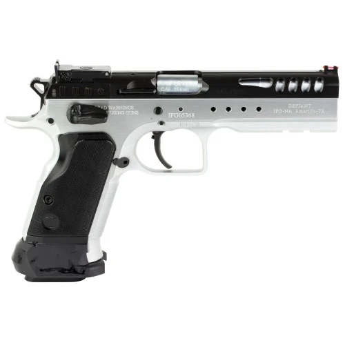 Tangfolio Defiant Limited Master 10mm, 4.75" Barrel, Black Slide, Chrome Frame, 14rd