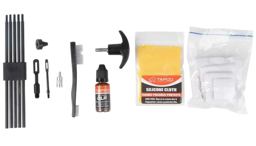Tapco Universal Cleaning Kit 22 Caliber 12 Ga Black