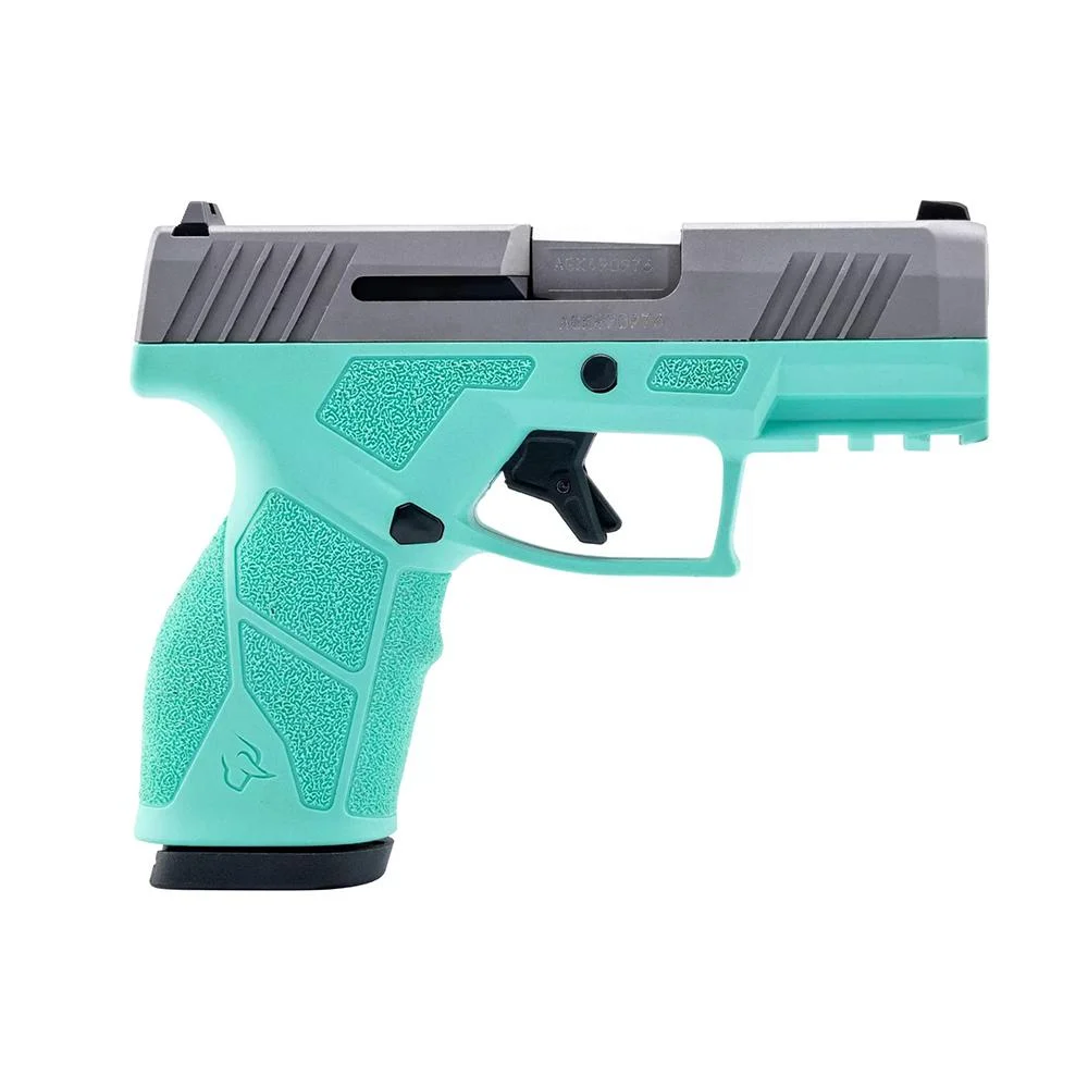 Taurus GX2 Handgun 9mm Luger 13rd Magazines (2) 3.38″ Barrel Cyan Frame/Stainless Slide