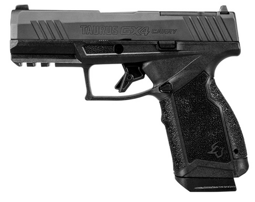 Taurus GX4 Carry 9mm, 3.7" Barrel, Black, Includes Grip Backstraps, 15rd