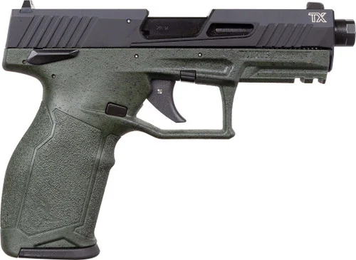 Taurus TX22 Gen 2 22 LR, 4.1" Threaded Barrel, Olive Drab Green Splatter, 10rd