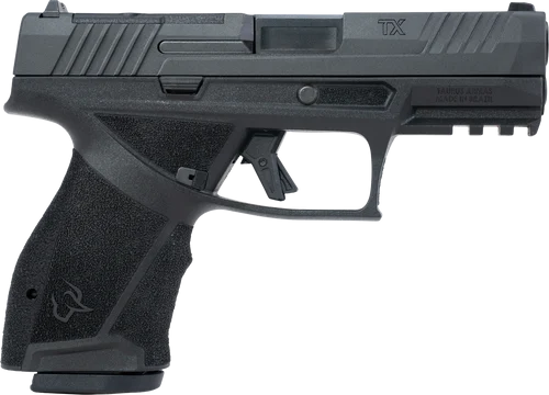 Taurus TX9 9mm, 4" Barrel, Black Nitride, Optic Ready-Serrated Slide, Picatinny Rail, 15rd