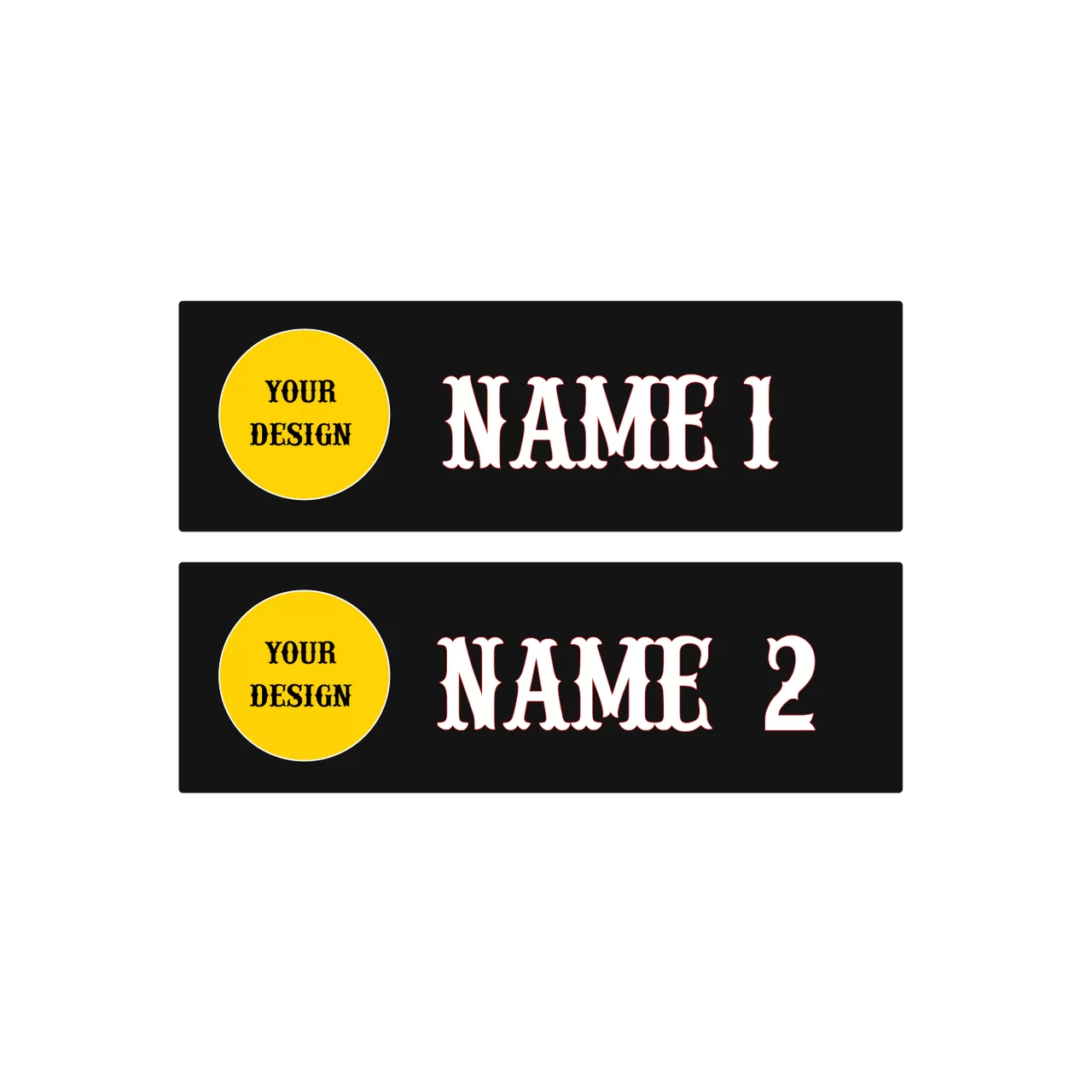 Taylor’s Tins™ 2×8″ Locker Tags with Design, 2 Tags