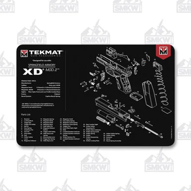TekMat Gun Cleaning Mat Springfield Armory Ultra 20-XD MOD 2 TEKR20XDMOD2