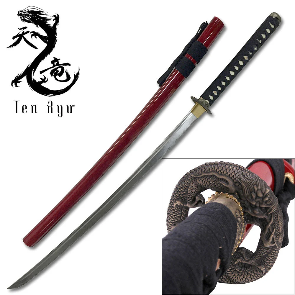Ten Ryu Japanese Samurai Sword (TR-036RD)
