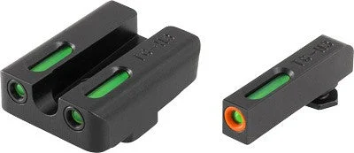 TFX PRO GREEN/ORANGE OUTLINETRUGLO SIGHT SET FOR GLOCK HI