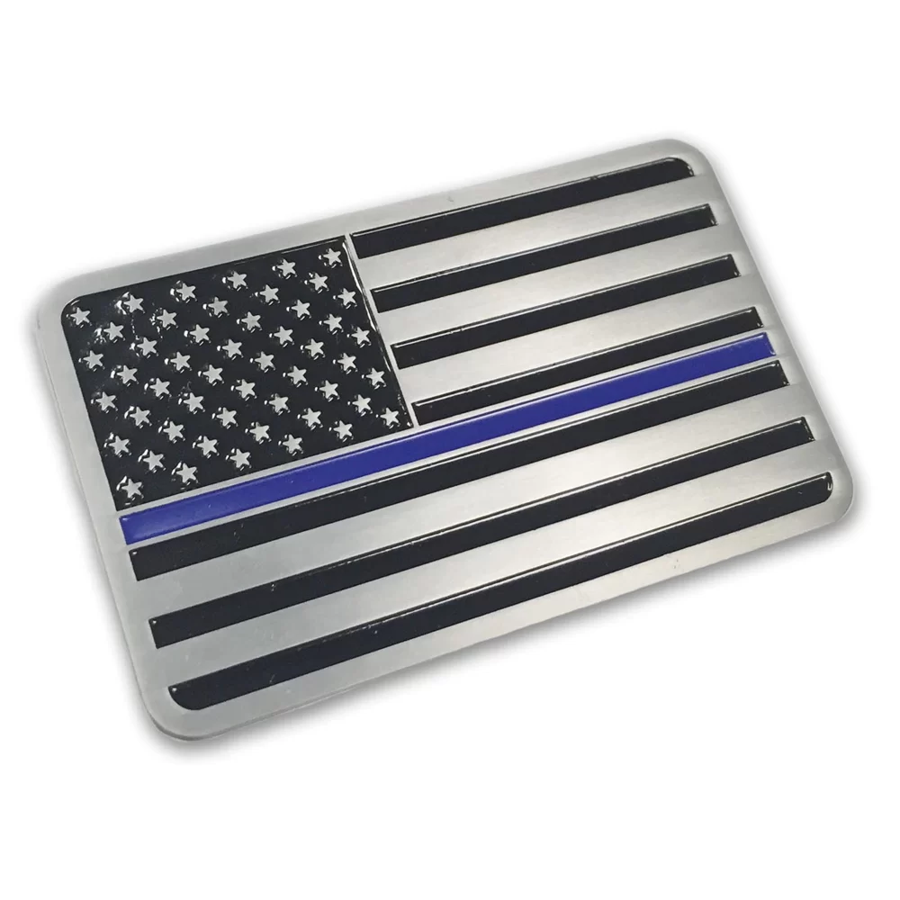Thin Blue Line USA Car Emblem