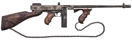 Thompson 1927A-1 Wastelander .45 ACP,18" Finned Barrel, Aluminum Receiver, Fixed Stock, 50rd