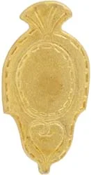Thumbpiece,Lancaster County, Pennsylvania longrifle,wax cast brass