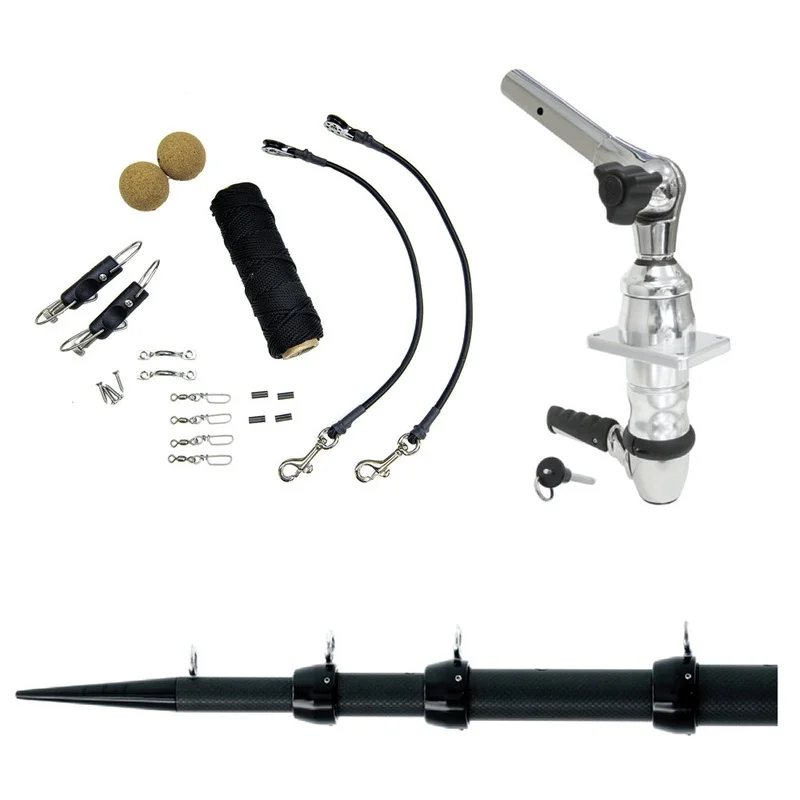 Tigress XD Top Mount System – 15 – Black Outriggers Elite Rigging Kit [88824-1]