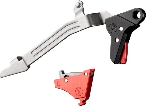 Timney Trigger Alpha Competition FOR Glock GEN 6 3LB BLACK & RED
