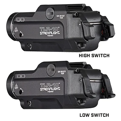 TLR-10 Gun Light with Ambidextrous Rear Switch Options