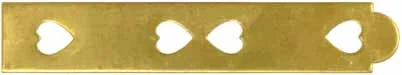 Toeplate with Piercing, brass