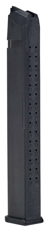 Toolman Tactical, Inc Glock Mag 9mm 35rd Black Polymer Detachable