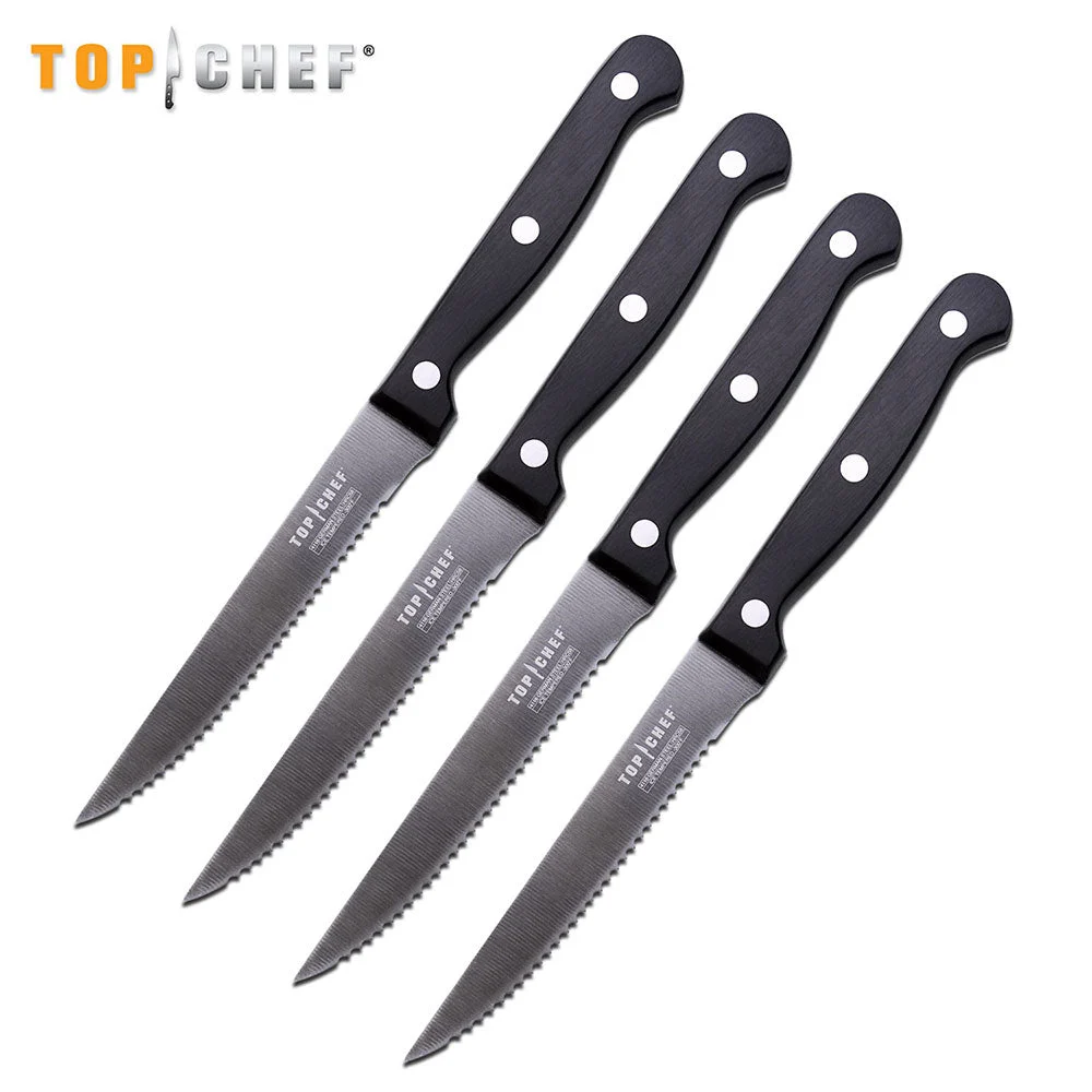 Top Chef 4-Piece Classic Kitchen Steak Knife Set