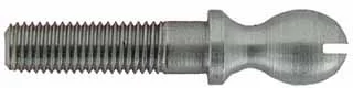 Top jaw screw, 1/4-28 thread, slotted, Barker Whatley, right hand flintlock