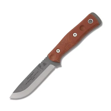 TOPS Knives Fieldcraft By Brothers Of Bushcraft 1095 Brown Canvas Micarta TPBROSTBF