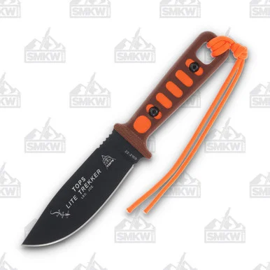 Tops Lite Trekker Survival Hunter Fixed Black TPTLT01HO