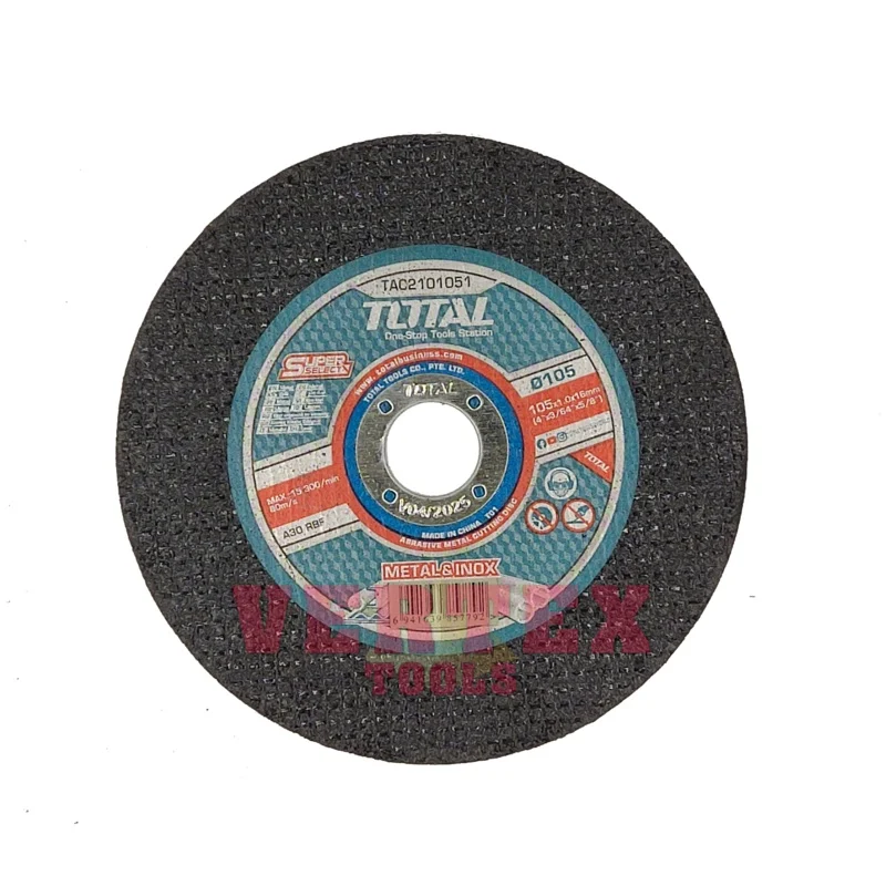 Total TAC2101051 Cutting Disc 4″ for Metal and Inox (Stainless)