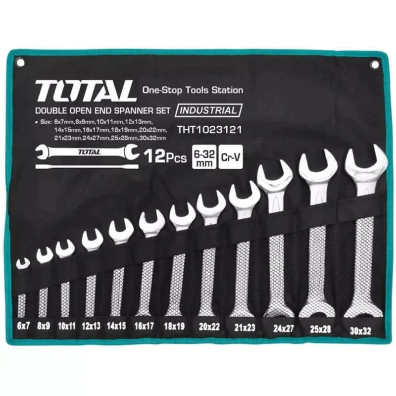 Total THT1023121 Open Wrench Set 6-32mm