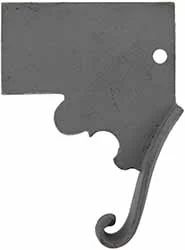 Trigger Only, John Bivins, wax cast steel
