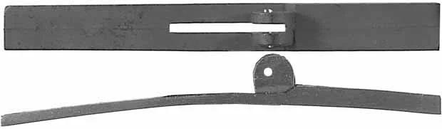 Trigger Plate Only, John Bivins, wax cast steel