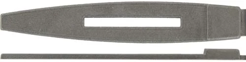 Trigger plate,wax cast steel, copied from antique H.E. Leman trade rifle in Track's collection