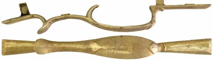 Triggerguard, Berks County, sand cast brass