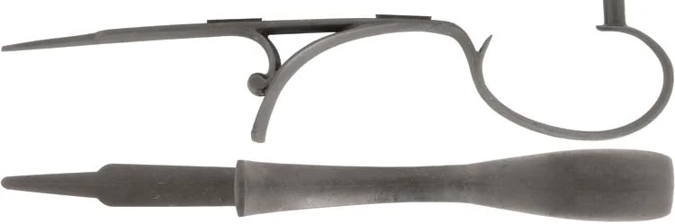Triggerguard English Sporting Rifle, pistol grip, wax cast steel