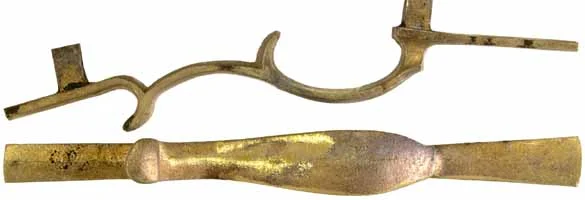Triggerguard, Lehigh County, sand cast brass