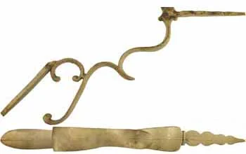 Triggerguard Schuetzen Rifle, wax cast brass