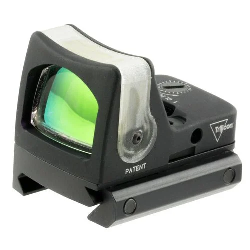 Trijicon 700054 RMR 1x 22x16mm Obj 12.9 MOA Dual Illuminated Amber Triangle Black with RM33 Mount
