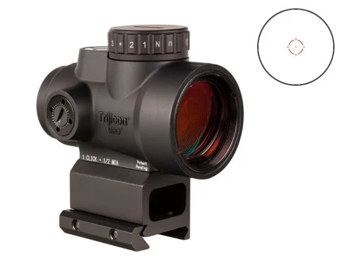 Trijicon MRO HD Red Dot, 1X25, 68MOA Circle With 2MOA Center Dot, Black, 1/3 Co-Witness Mount