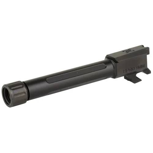 True Precision 9mm Threaded Barrel, Black, Fits Springfield Hellcat Pro