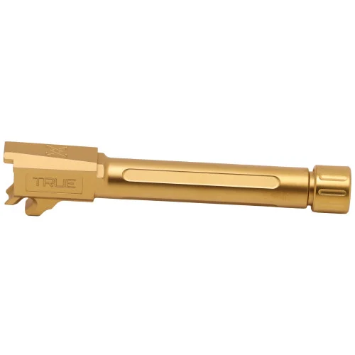 True Precision 9mm Threaded Barrel, Gold, Fits Sig P365XL