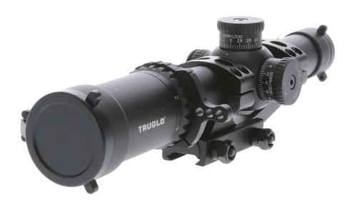 Truglo TG8518TLR Omnia Tactical 1-8x 24mm Obj 30mm Tube Black Hardcoat Anodized Finish Illuminated APTR