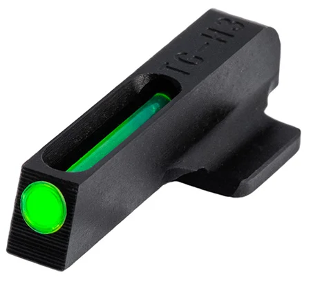 TruGlo TGTG131AT1Y TFOBlack | Green Tritium & Fiber Optic Front Sight Yellow Tritium & Fiber Optic Rear Sight