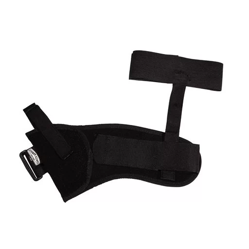 Uncle Mike’s Ankle Holster, Black Kodra Nylon Left Hand, Fits 3″ – 4″ Barrel Medium & Large Auto