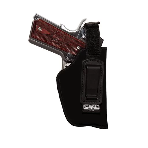 Uncle Mike’s Inside-the-Pant Holster w/ Retent Fits: 3-1/4″ – 3-3/4″ Barrel Med/Large Auto, Right