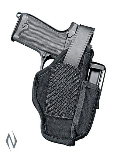 UNCLE MIKES AMBIDEXTROUS SIDEKICK HOLSTER BLACK + CARTRIDGE LOOP