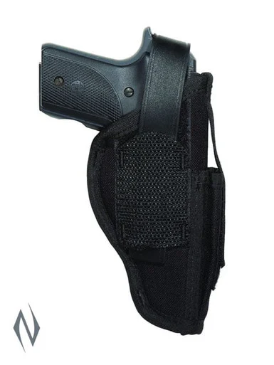UNCLE MIKES AMBIDEXTROUS SIDEKICK HOLSTER BLACK SIZE 1 + MAG POUCH