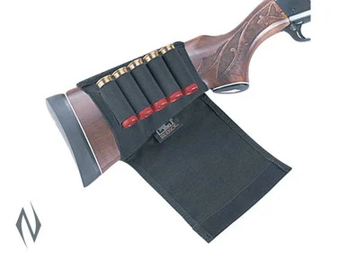 UNCLE MIKES BUTTSTOCK SHELL HOLDER SHOTGUN FLAP STYLE 5 RND