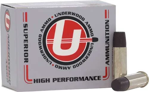 Underwood Ammo 743 Flat Nose Gas Check +P+ Black Cherry Coated Hard Cast340 Grain .44 Magnum