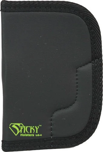 UP TO 3" BARREL RH/LH BLACKSTICKY HOLSTERS LARGE REVOLVER