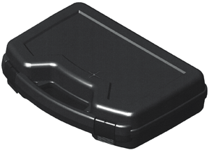 UP TO 6" BARREL LOCKABLEMTM SINGLE HANDGUN CASE