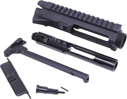 UPPER RECEIVER KIT BLACK!GUNTEC AR15 STRIPPED BILLET